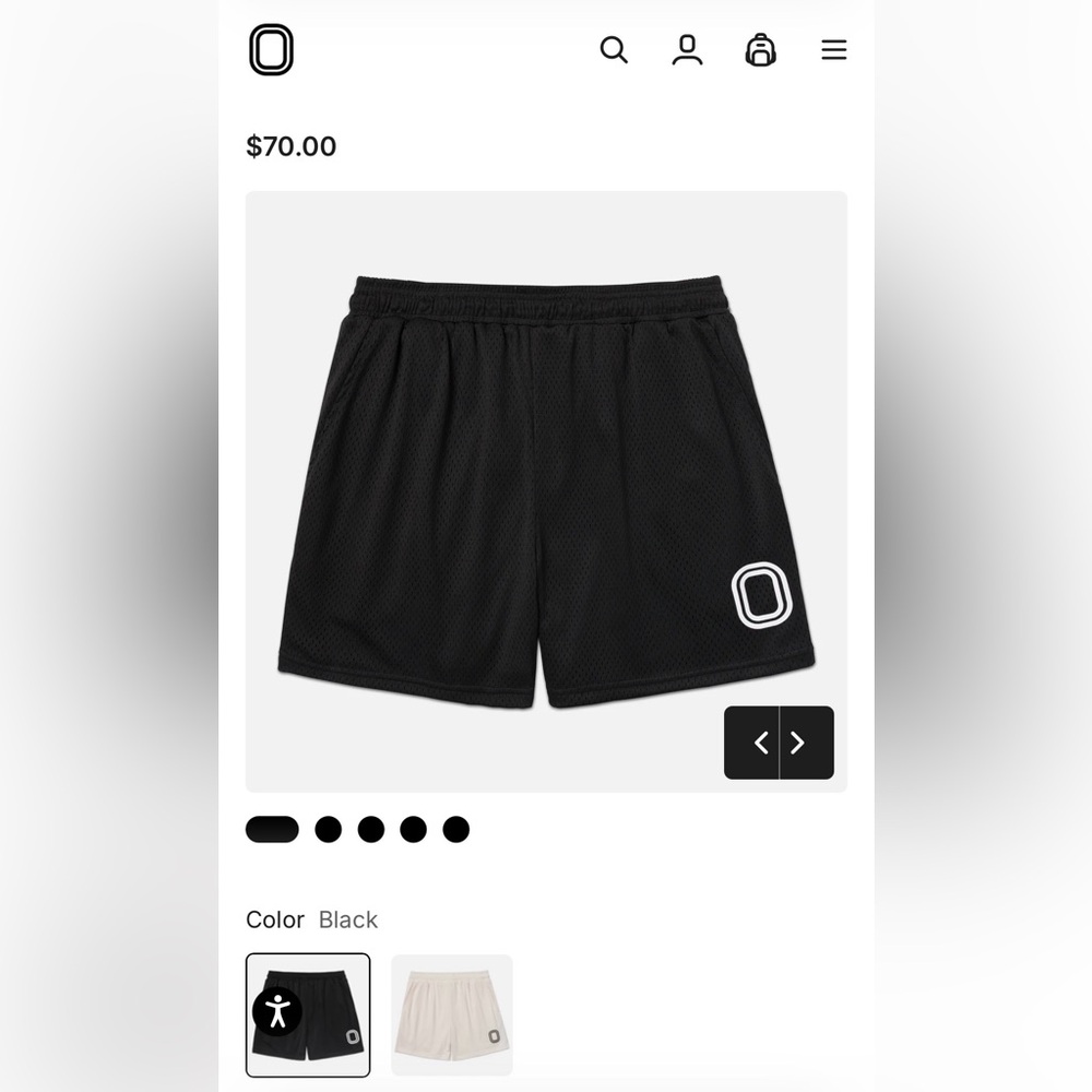 Kids Overtime Classic Mesh shorts. Size M